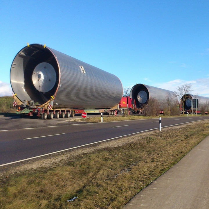 logistics truck loading dock warehouse